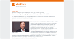Desktop Screenshot of medi-plaza.de
